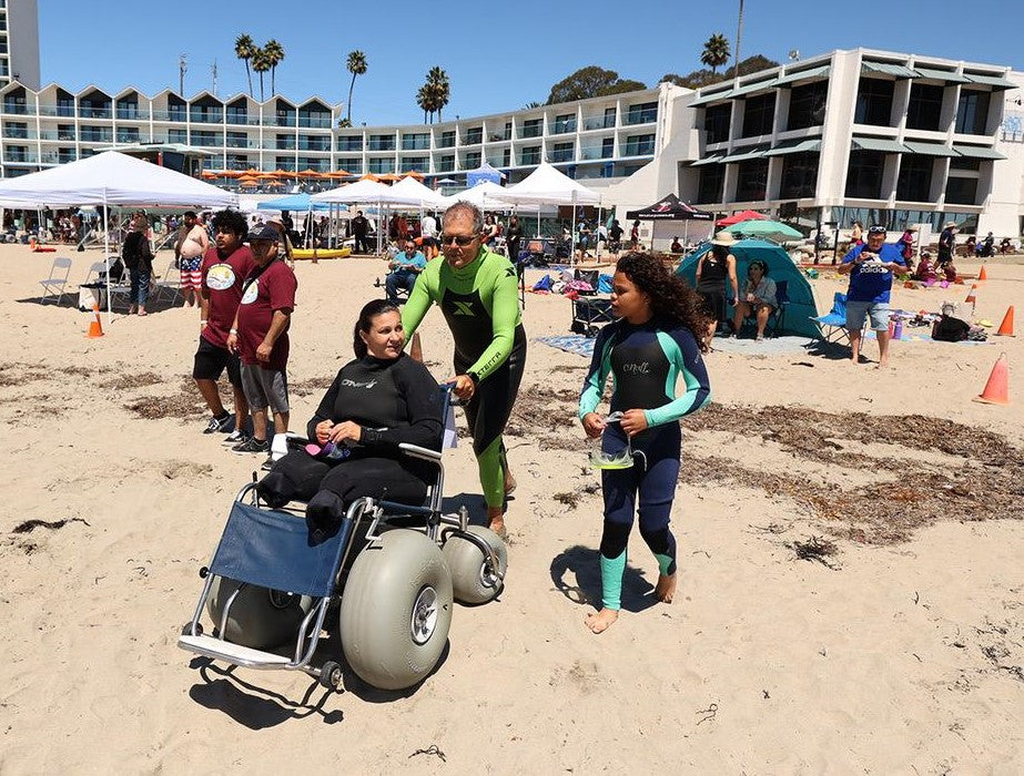 DB Reclining All–Terrain Beach Wheelchair