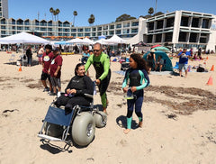 DB Reclining All–Terrain Beach Wheelchair