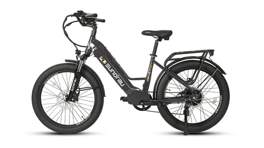 EUNORAU Meta26 1.0 48V 500W Torque Sensor 26" Fat Tire eBike 100mi