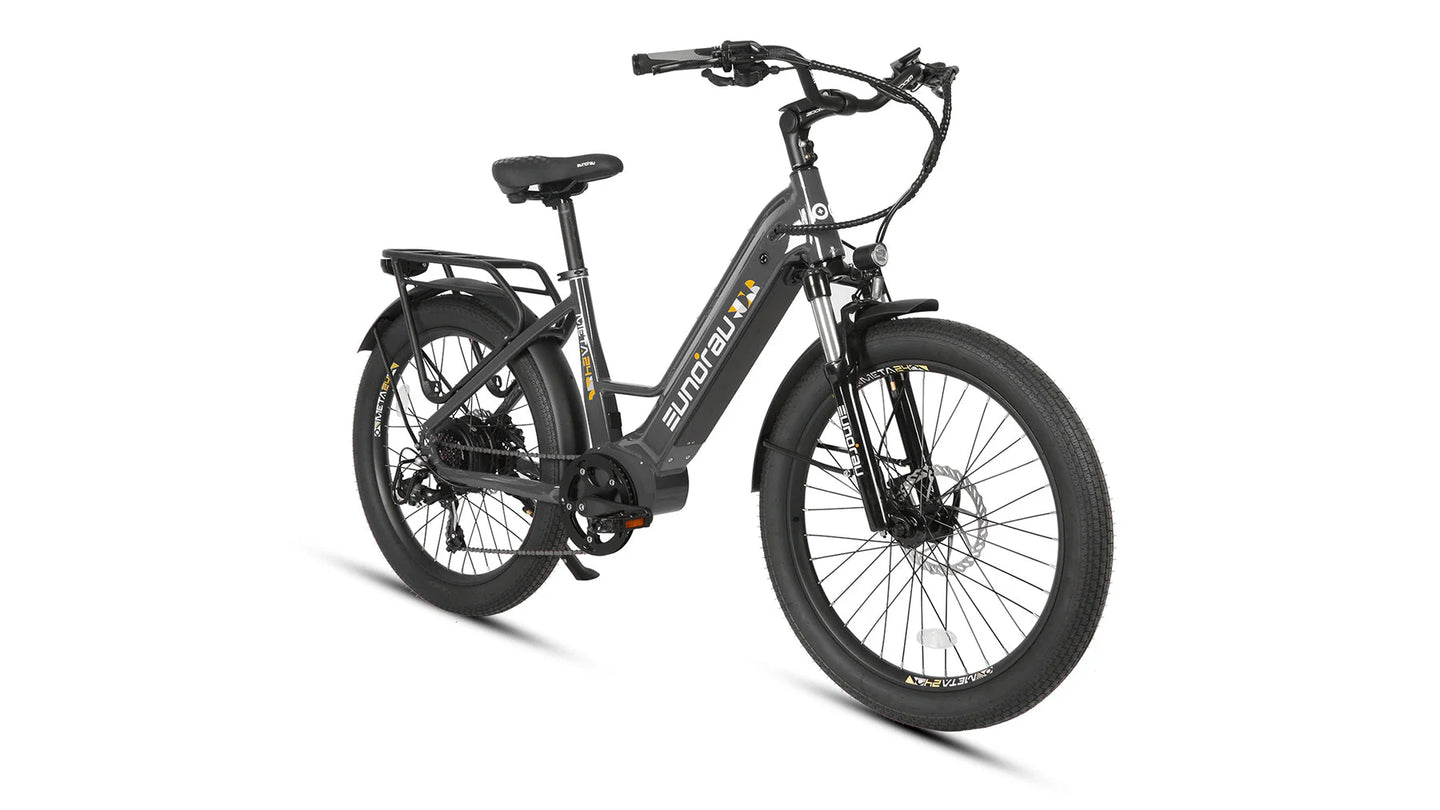 EUNORAU Meta26 1.0 48V 500W Torque Sensor 26" Fat Tire eBike 100mi