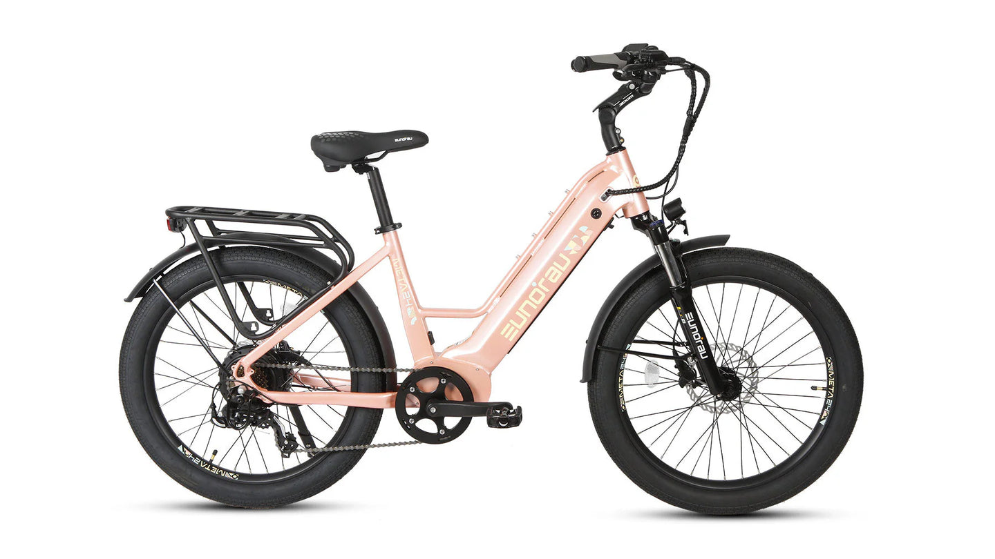 EUNORAU Meta24 1.0 48V 500W Torque Sensor 24" Fat Tire eBike 100mi