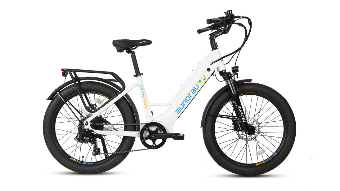EUNORAU Meta26 1.0 48V 500W Torque Sensor 26" Fat Tire eBike 100mi