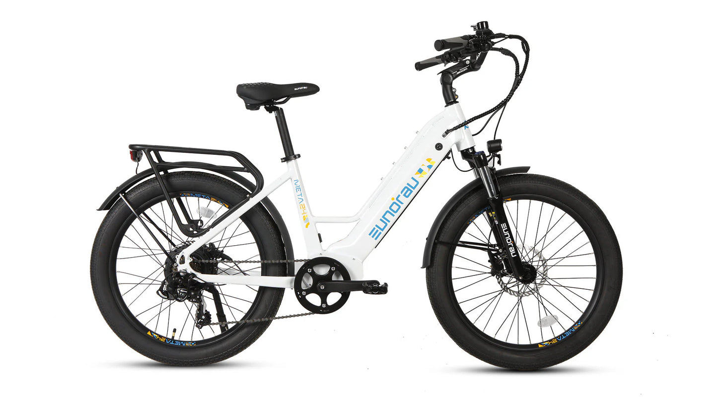 EUNORAU Meta26 1.0 48V 500W Torque Sensor 26" Fat Tire eBike 100mi
