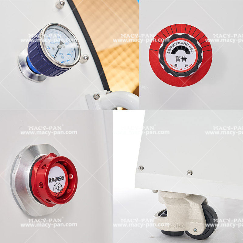 MACY-PAN HP1501 Hard Shell Hyperbaric Chamber 1.6ATA Stainless
