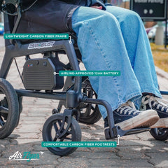 AirFlyer Ultra Light Carbon Fibre Electric Wheelchair