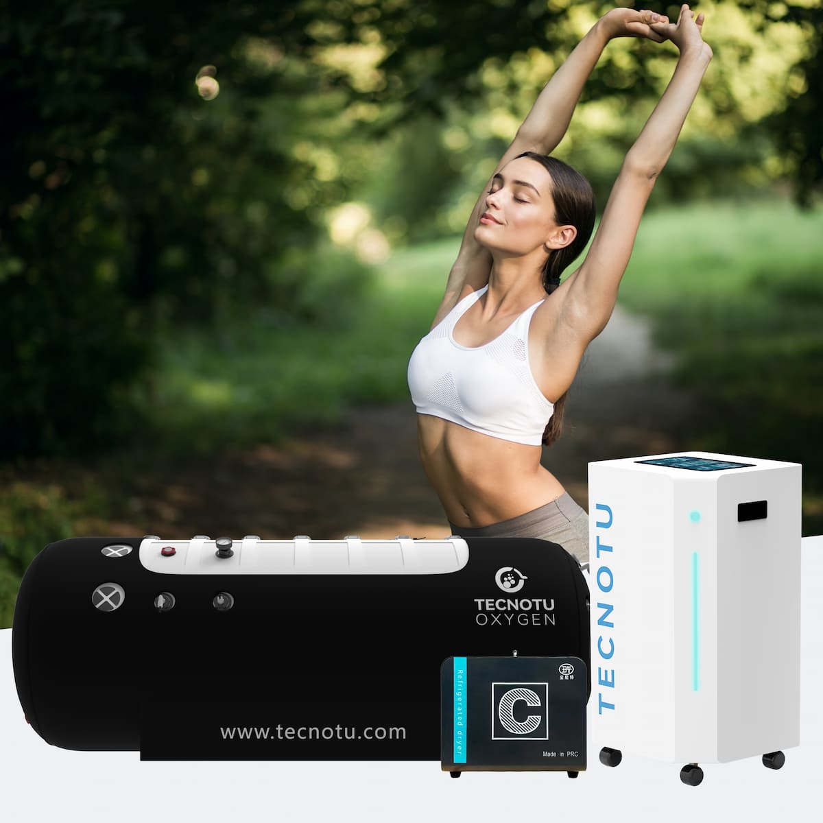 TecnoLay Pro 2.0 ATA Portable Soft Lying Hyperbaric Chamber Home