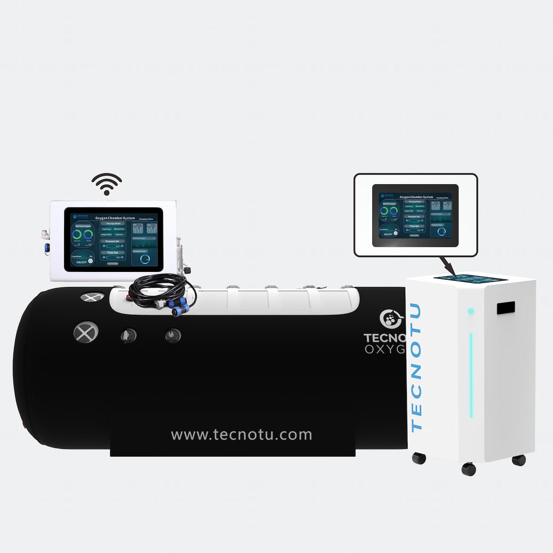TecnoLay Pro 2.0 ATA Portable Soft Lying Hyperbaric Chamber Home