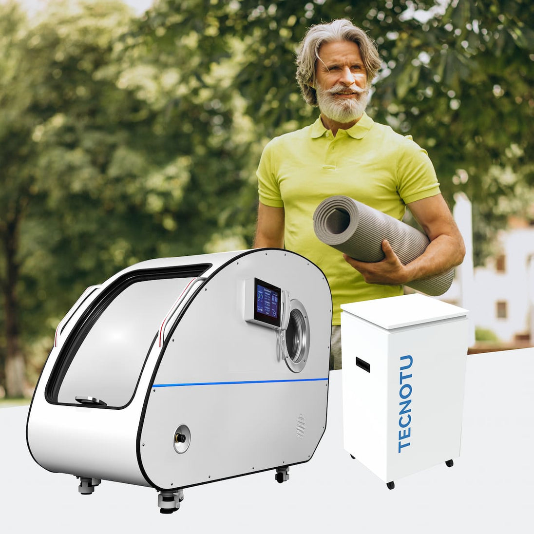 TecnoLay Ultra S 2.0 ATA Hard Shell Lying Hyperbaric Chamber Home