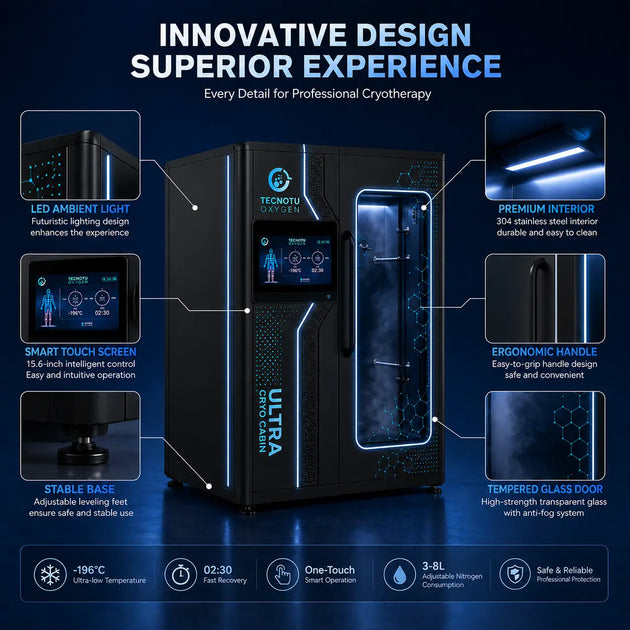 Tecnotu V-7 Pro Commercial Whole Body Cryotherapy Chamber Cryosauna