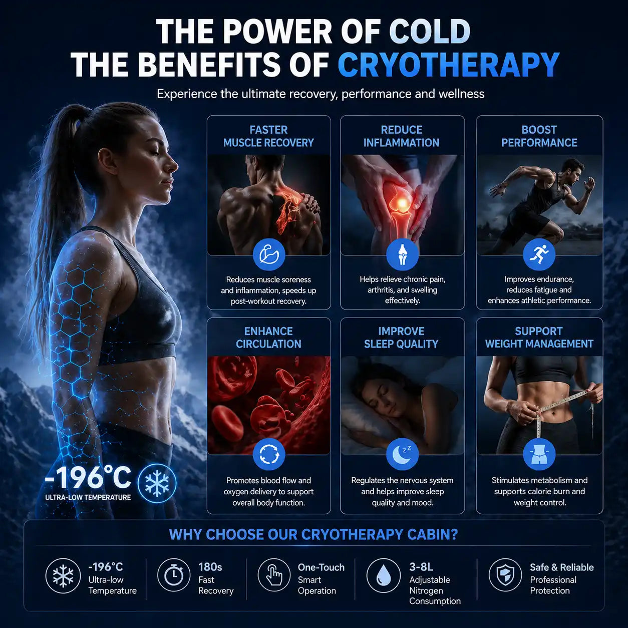 Tecnotu V-7 Pro Commercial Whole Body Cryotherapy Chamber Cryosauna