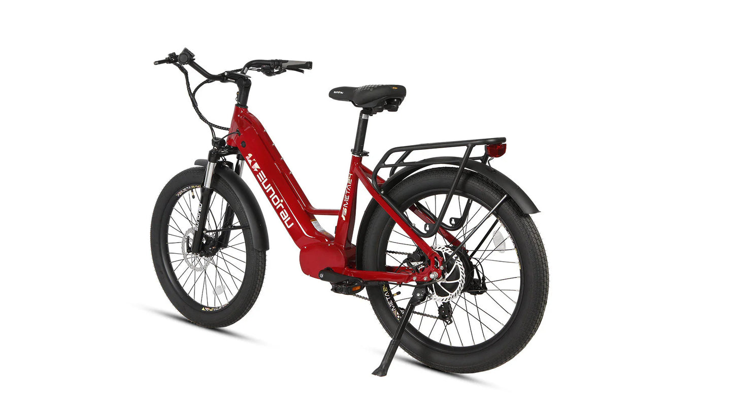 EUNORAU Meta26 1.0 48V 500W Torque Sensor 26" Fat Tire eBike 100mi