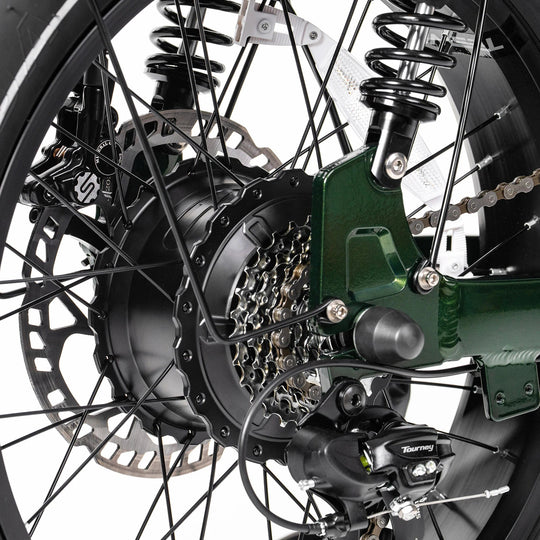 TESWAY X5 AWD Step-Thru E-Bike – 3600W Dual Motor 200 N·m