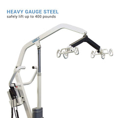 Lumex LF1050 Electric Patient Lift – Battery-Powered Full-Body Transfer Aid for Adults & Seniors, 400 lb Capacity
