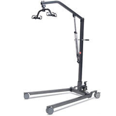 Lumex LF1031FP Hydraulic Patient Lift – Manual 6-Point Transfer Aid with foot pedal for Safer Home & Facility Care, 400 lb Capacity