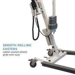 Lumex LF1050 Electric Patient Lift – Battery-Powered Full-Body Transfer Aid for Adults & Seniors, 400 lb Capacity