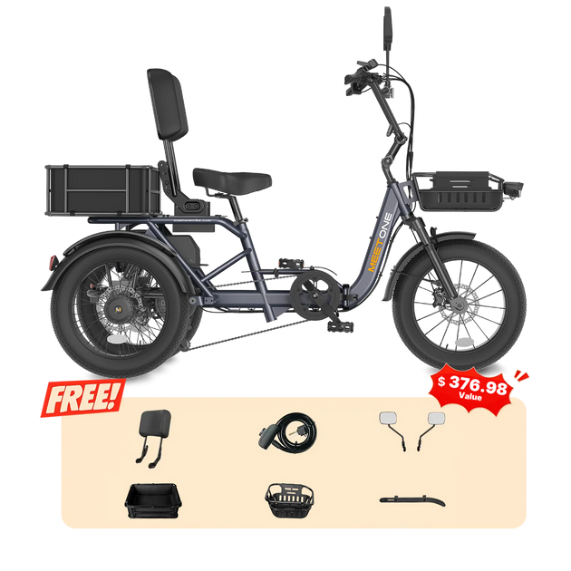 Meet One Breeze Pro 2.0 full suspension fat tire electric trike