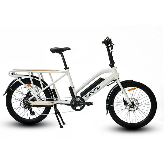 EUNORAU Max-Cargo 2.0 48V 750W Long-Tail Cargo eBike 440lbs 80mi