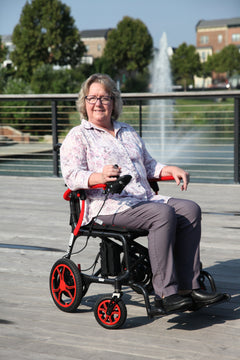 Journey Air Elite Lightweight Folding Power Chair