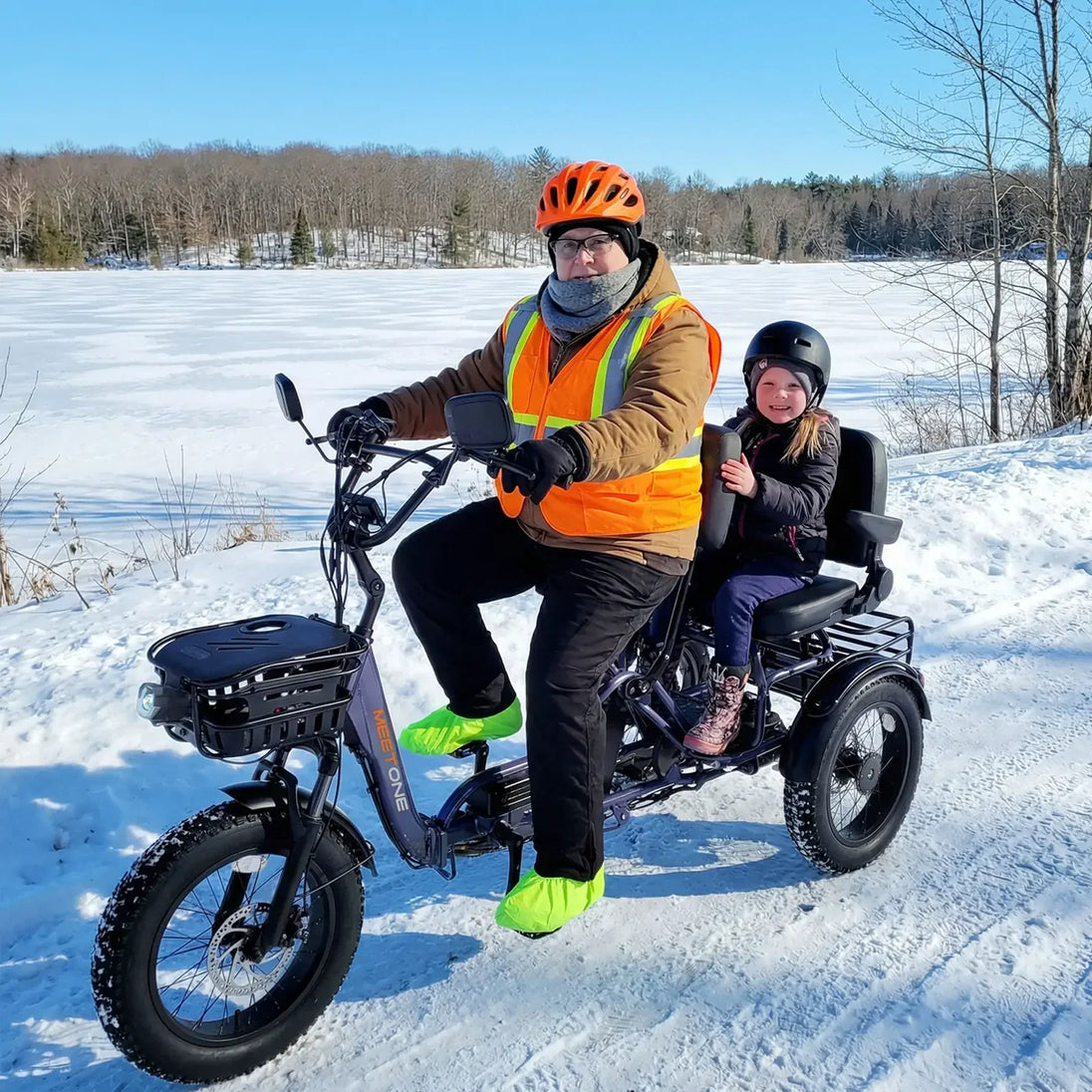 Meet One Pair electric trike with rear passenger seat for two