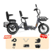 Meet One Pair electric trike with rear passenger seat for two
