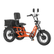 Meet One Tour 2.0 dual motor electric trike in semi-recumbent