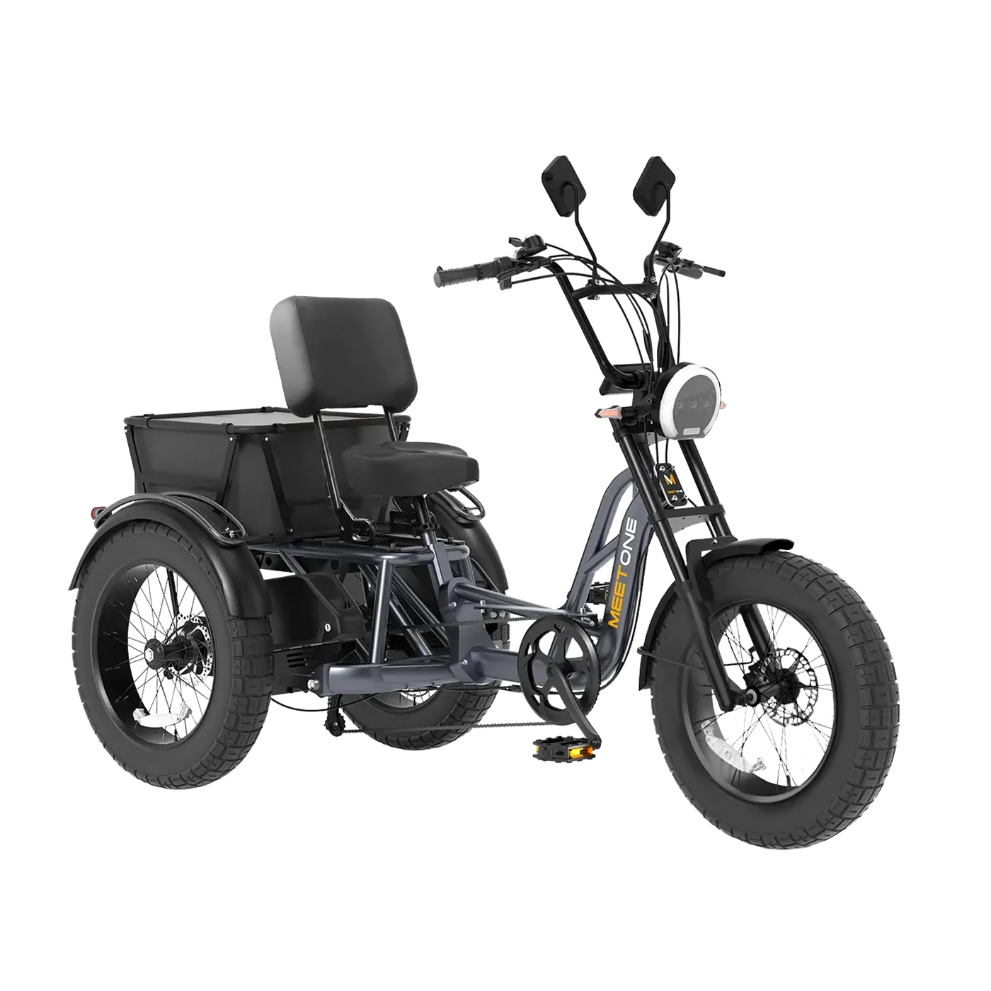 Meet One Tour Lite full suspension electric trike semi-recumbent