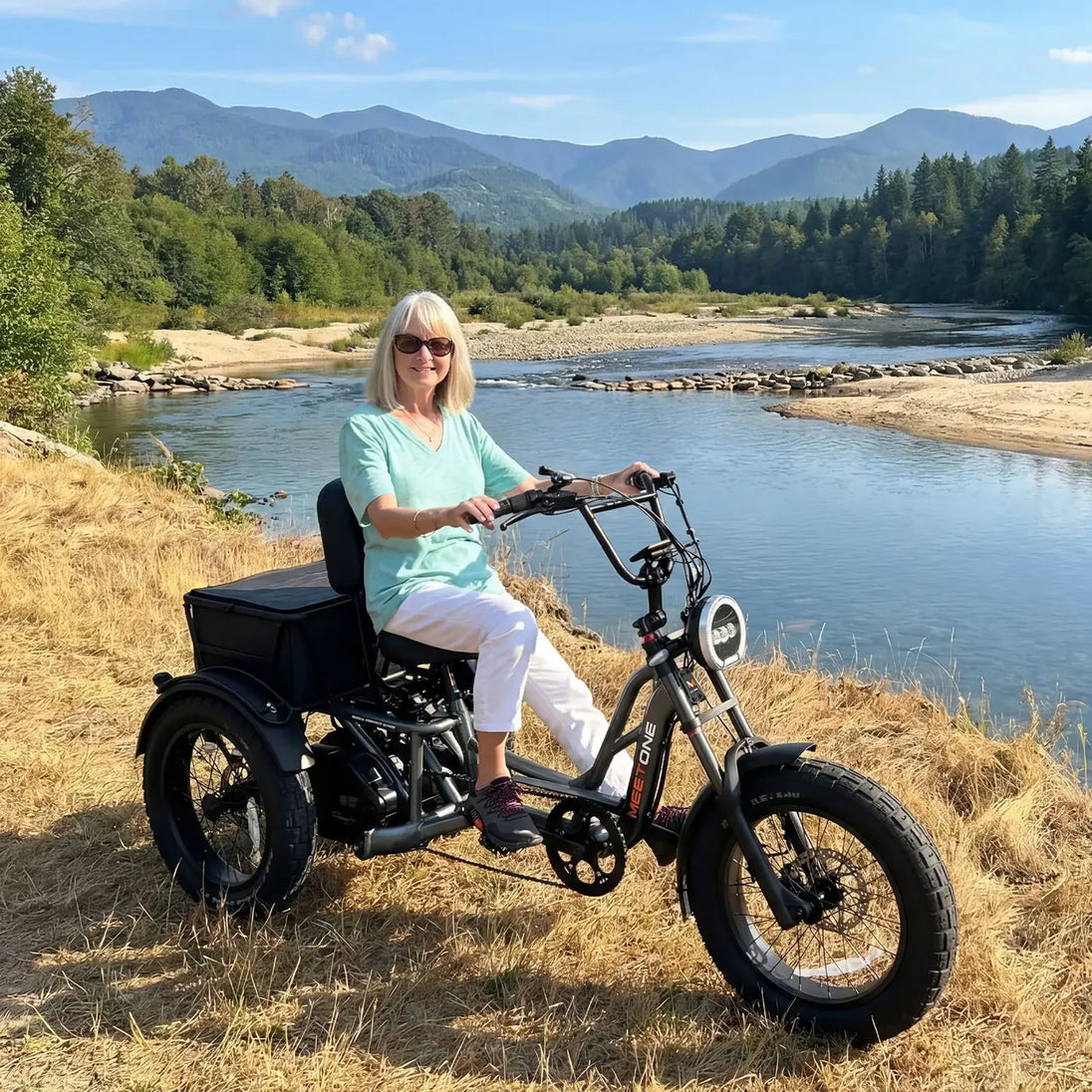 Meet One Tour Lite full suspension electric trike semi-recumbent