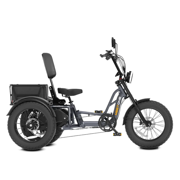 Meet One Tour Lite full suspension electric trike semi-recumbent