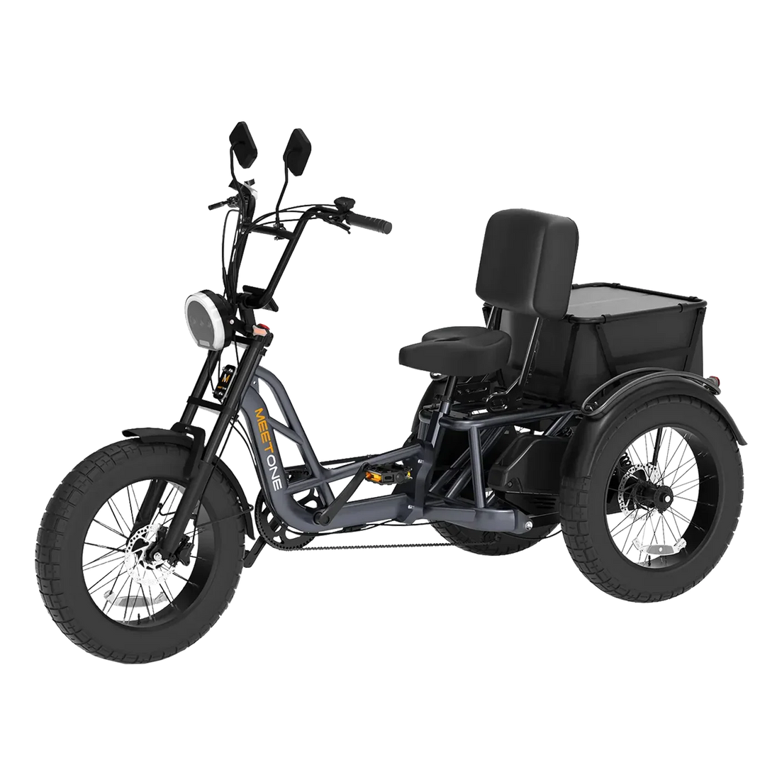Meet One Tour Lite full suspension electric trike semi-recumbent