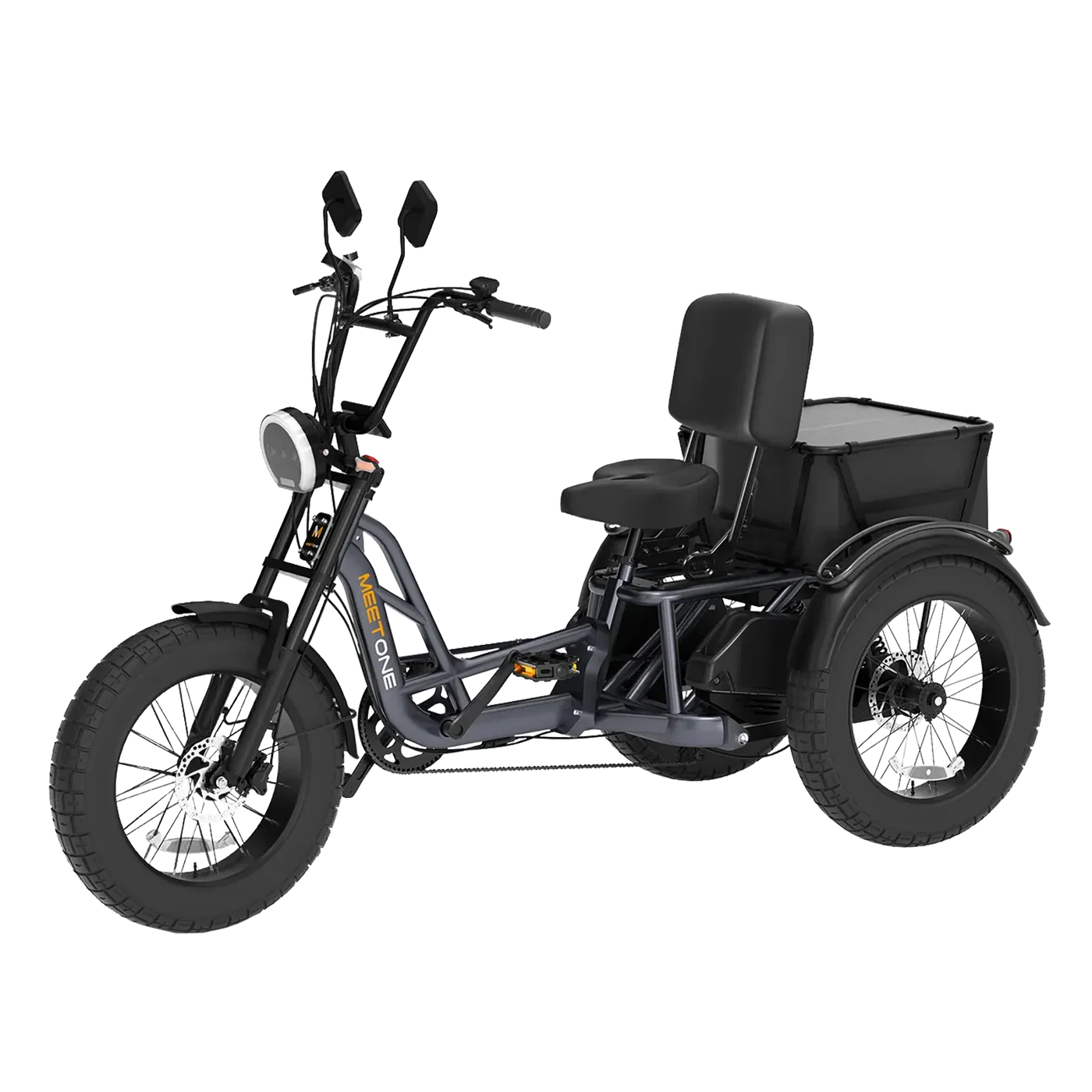 Meet One Tour Lite full suspension electric trike semi-recumbent