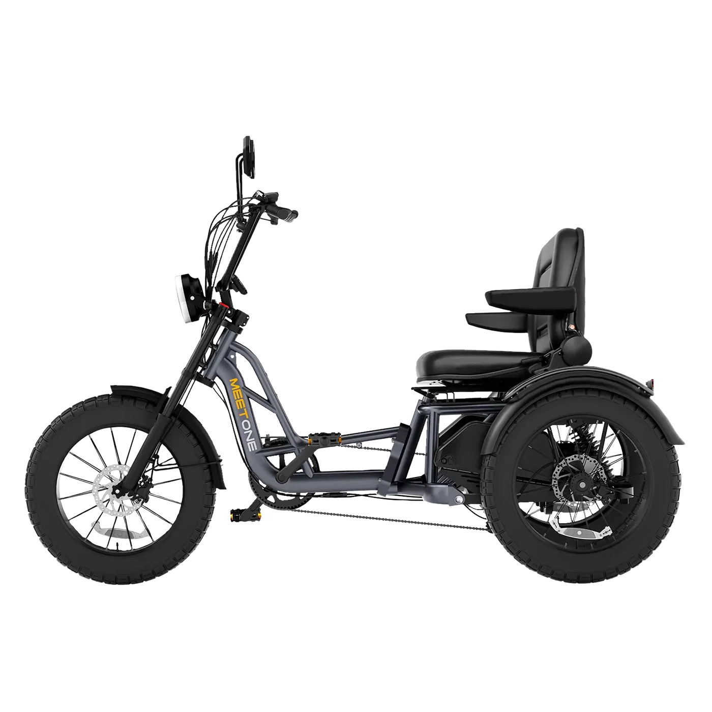 Meet One Tour Lite full suspension electric trike semi-recumbent