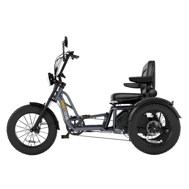 Meet One Tour Lite full suspension electric trike semi-recumbent