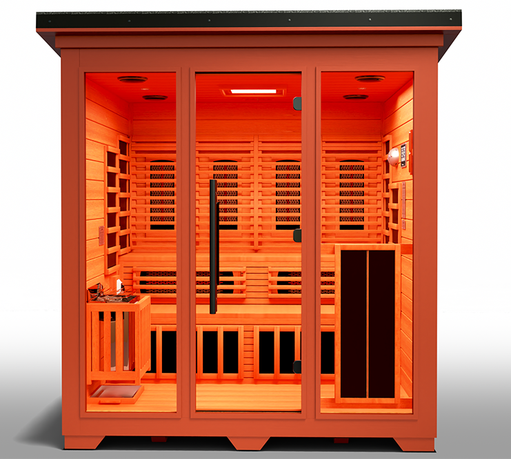 Medical Saunas 3D Surround Heat Outdoor Medical Sauna - Nature 8 Plus