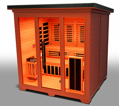 Medical Saunas 3D Surround Heat Outdoor Medical Sauna - Nature 8 Plus