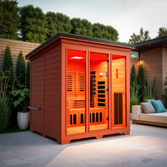 Medical Saunas 3D Surround Heat Outdoor Medical Sauna - Nature 8 Plus