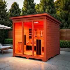 Medical Saunas Largest Triple Heat Sauna - Nature X