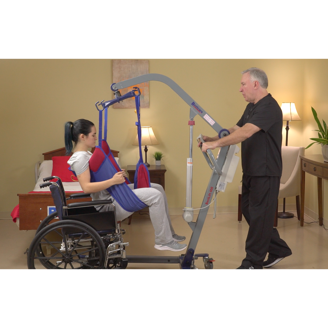 Bestcare PL400 Lift | Full Body Patient Lift | Heavy Duty Patient Hoist