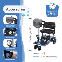 Journey So Lite Folding Mobility Scooter