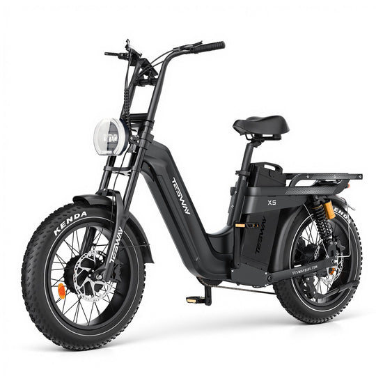 TESWAY X5 Pro Cargo E-Bike – 2000W 200-Mile Family Hauler