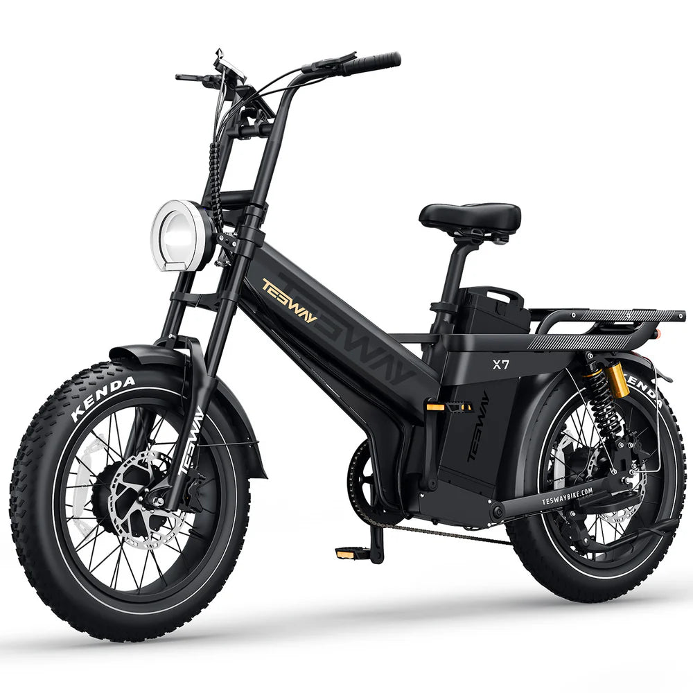 TESWAY X7 AWD E-Bike – Dual Motor 3600W & 200 N·m Torque