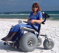 DB Elevating Leg-rest All-Terrain Beach Wheelchair