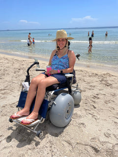 DB Elevating Leg-rest All-Terrain Beach Wheelchair