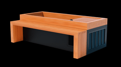 Medical Saunas Frozen 5 Extra Large Cold Plunge with Bar Counter and Step