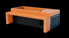 Medical Saunas Frozen 8 Extra Large Cold Plunge with Bar Counter and Step