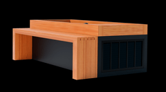 Medical Saunas Frozen 5 Extra Large Cold Plunge with Bar Counter and Step
