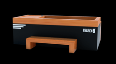 Medical Saunas Frozen 8 Extra Large Cold Plunge with Bar Counter and Step