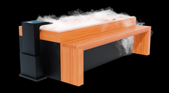 Medical Saunas Frozen 3 Cold Plunge with Bar Counter, Steps, Steam Generator
