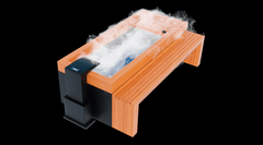Medical Saunas Frozen 3 Cold Plunge with Bar Counter, Steps, Steam Generator