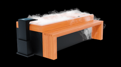 Medical Saunas Frozen 6 Extra Large Cold Plunge with Bar Counter, Steps, Steam Generator