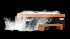 Medical Saunas Frozen 9 Extra Large Cold Plunge with Bar Counter, Steps, Steam Generator